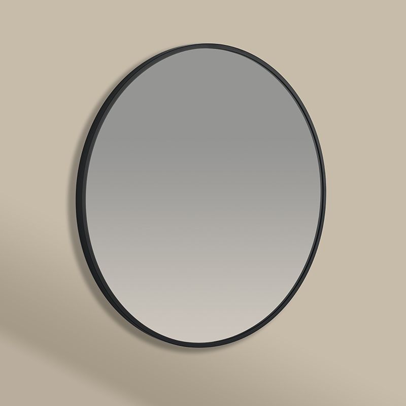 Miroir Rond 50cm Noir Mat, Châtelet 